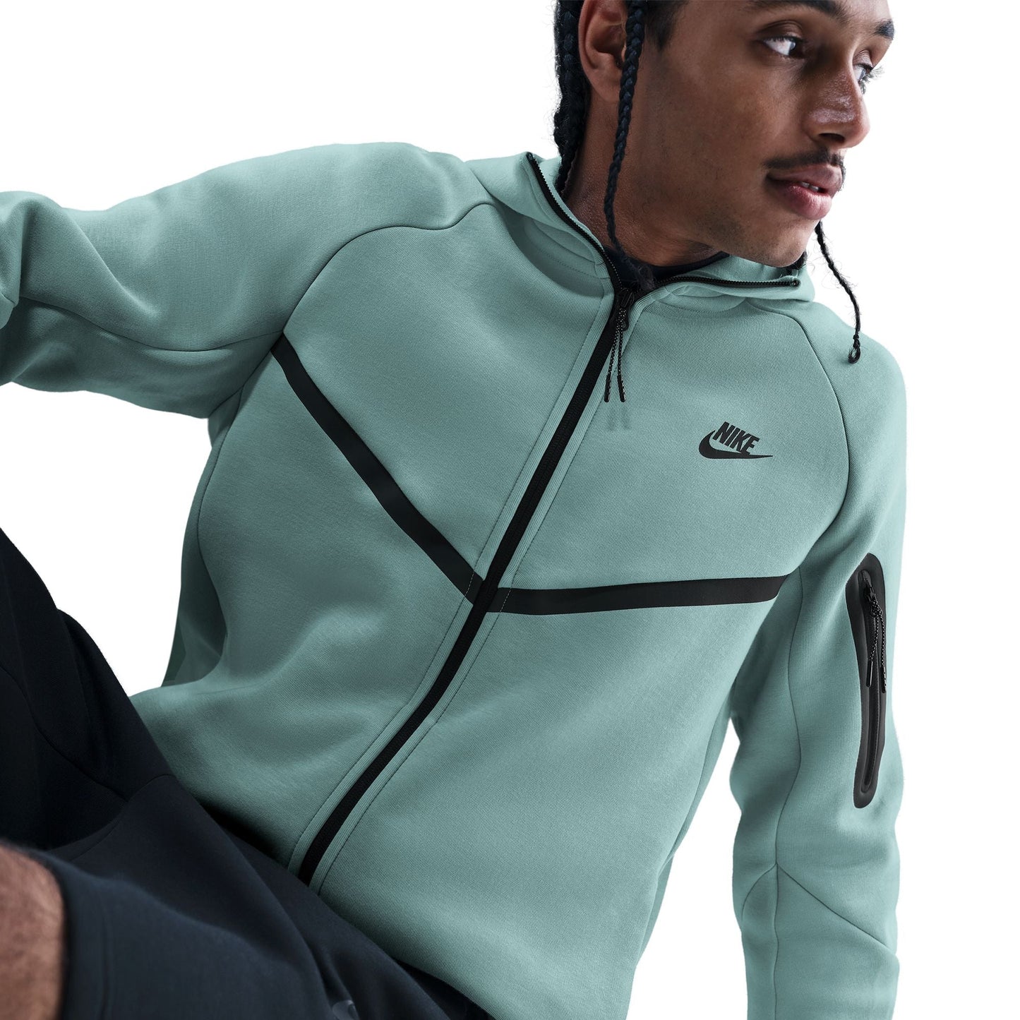 Nike Men's Tech Fleece Zip-Up Hoodie - Cannon