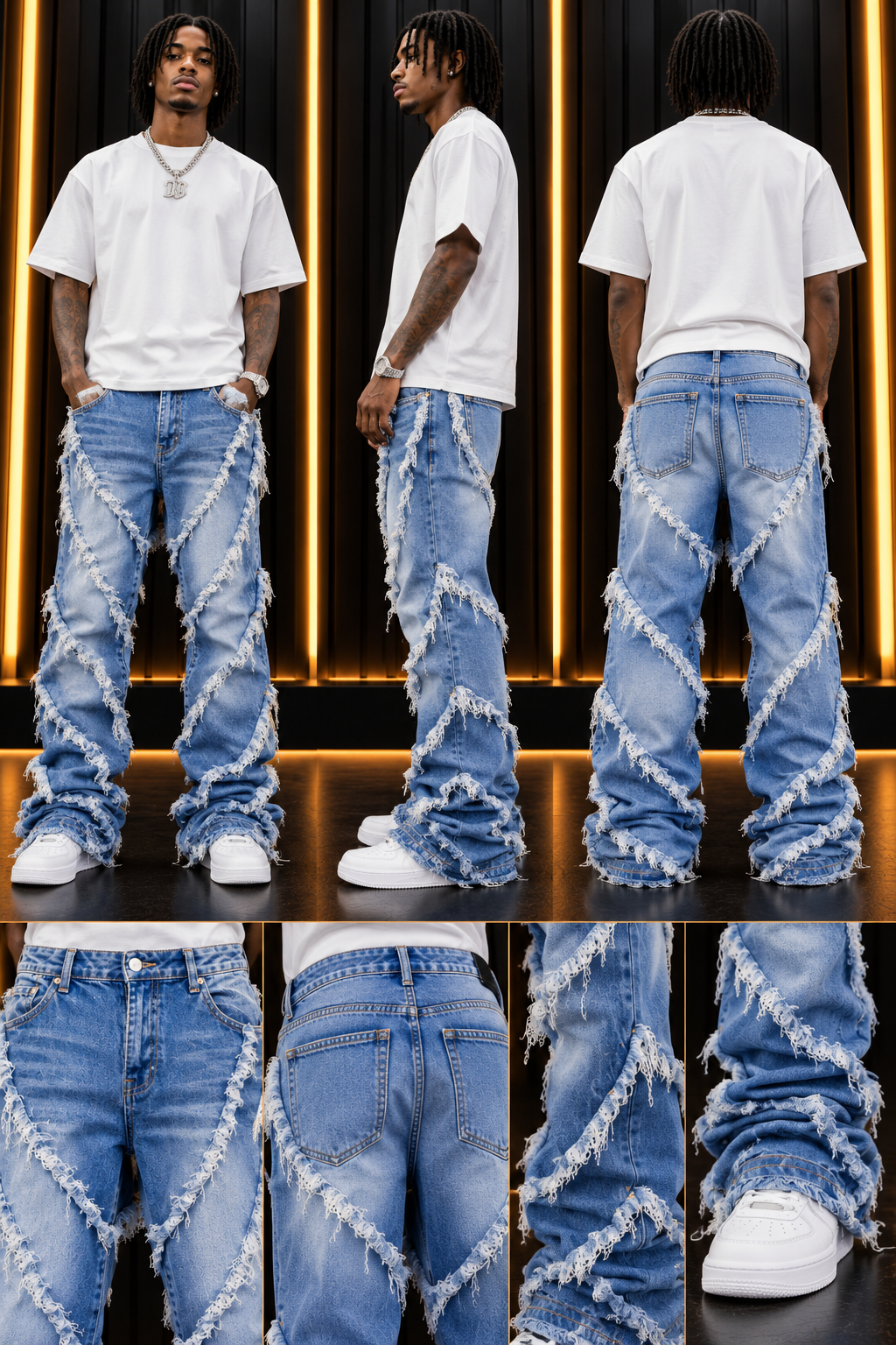503 Storm Stack Jeans Mid Wash
