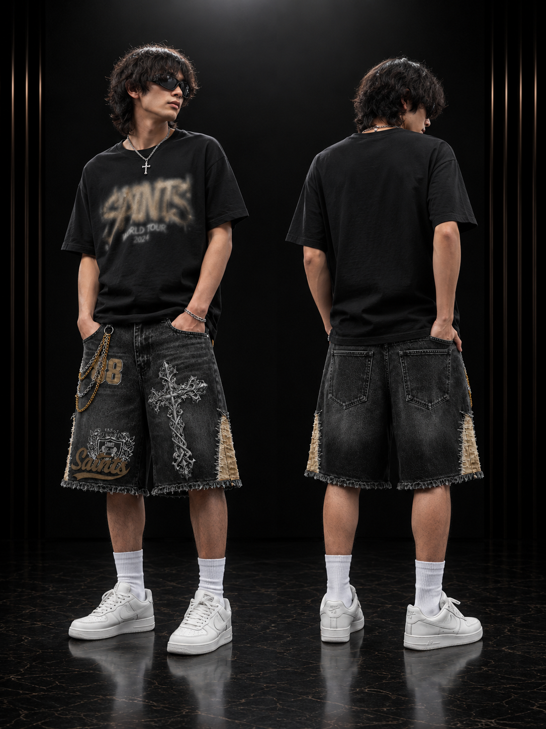 Saint Retro Denim Shorts – Broadcloth