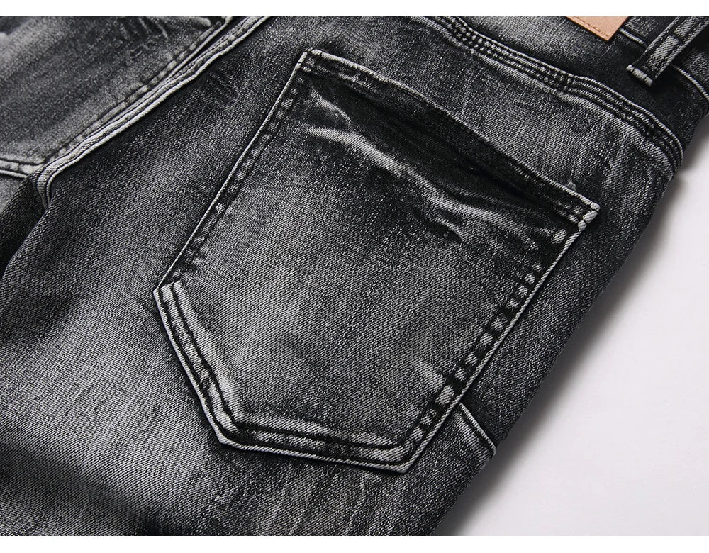 Multi Pocket Cargo Flared Streetwear Jeans