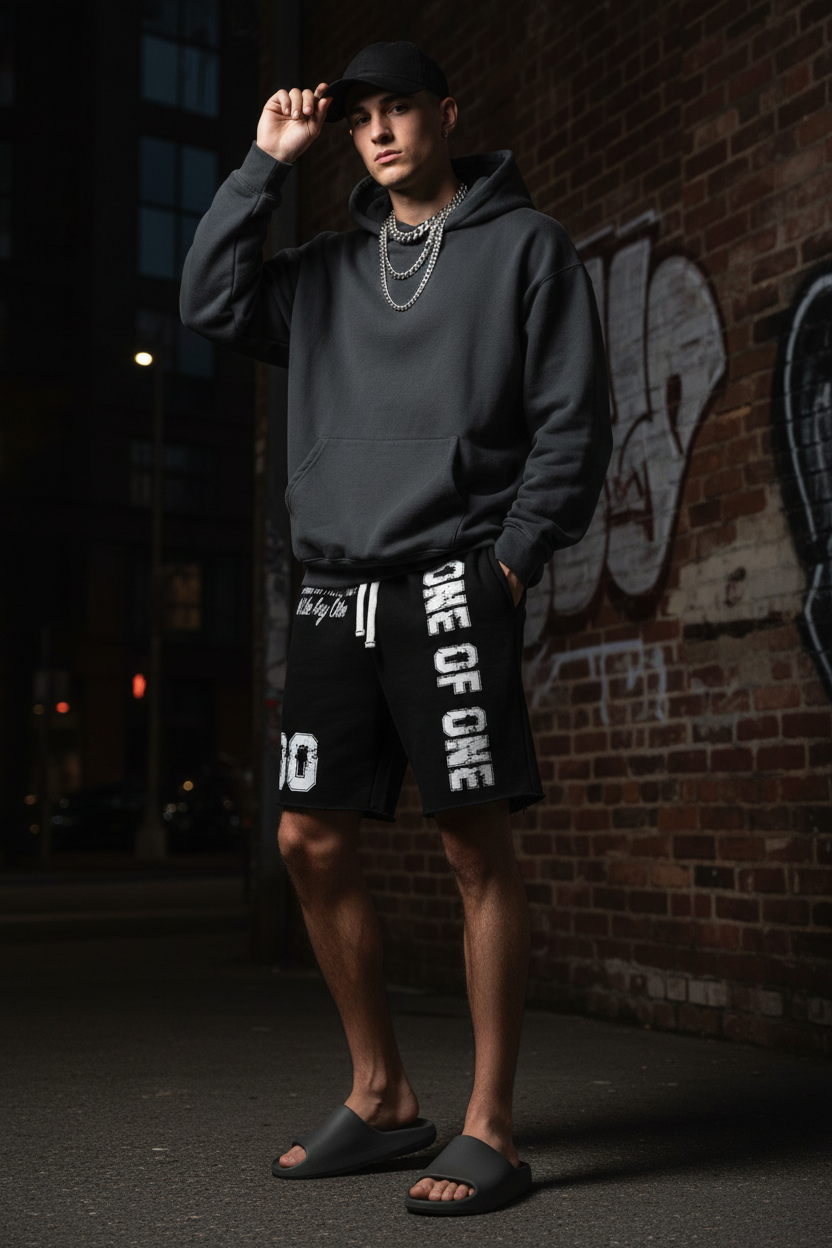 Younger Male Model - Luxe Retro Shorts