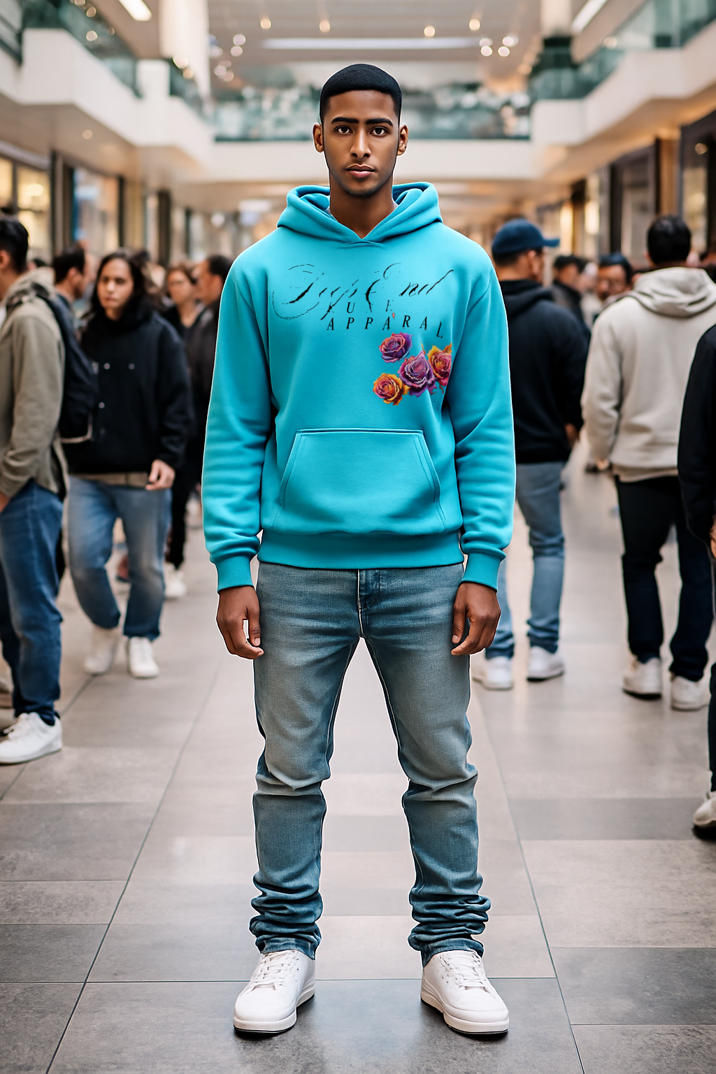 DèɛpEŋD Classic Rose Hoodie