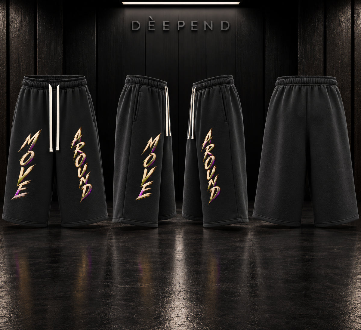 DèɛpEŋD Move Around Three-quarter Shorts