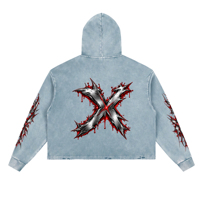 DèɛpEŋD Unbothered Vintage Washed Hoodie