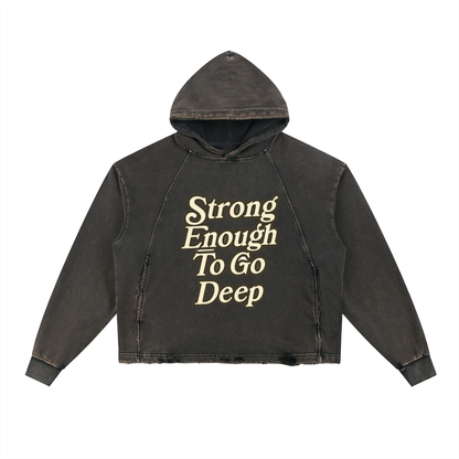 DèɛpEŋD Vintage Washed "Strong Enough" Hoodie — product image 4