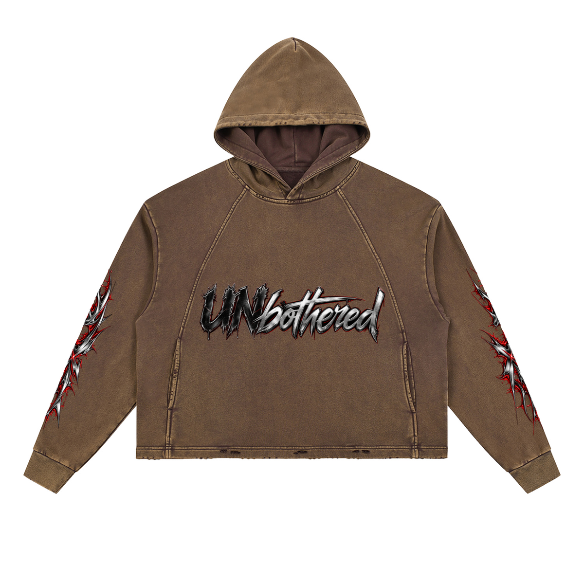 DèɛpEŋD Unbothered Vintage Washed Hoodie