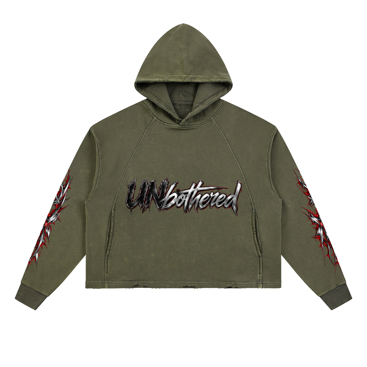 DèɛpEŋD Unbothered Vintage Washed Hoodie