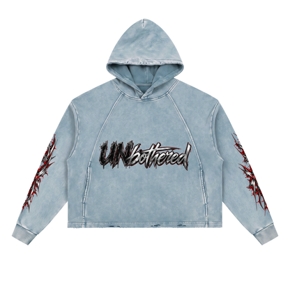 DèɛpEŋD Unbothered Vintage Washed Hoodie