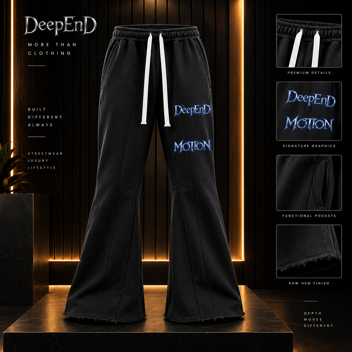 DèɛpEŋD Motion Flared Sweatpants