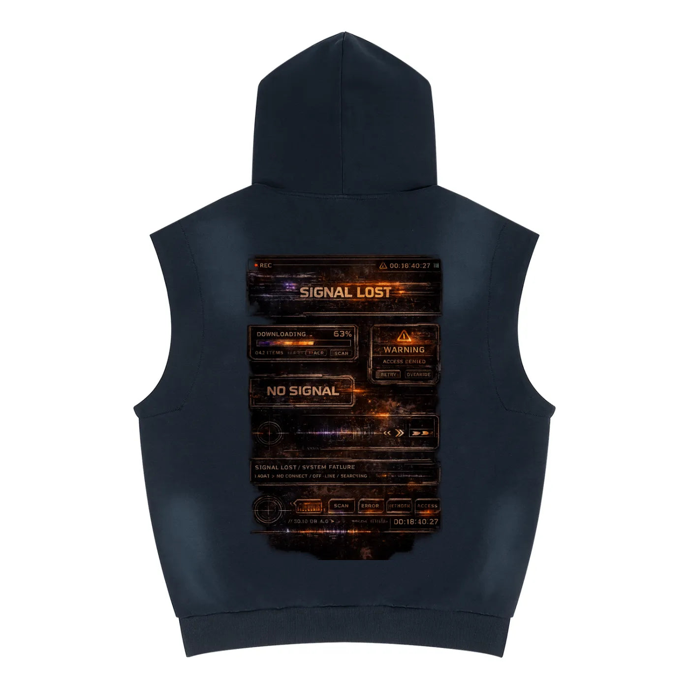 DèɛpEŋD "Blackout" Sleeveless Hoodie
