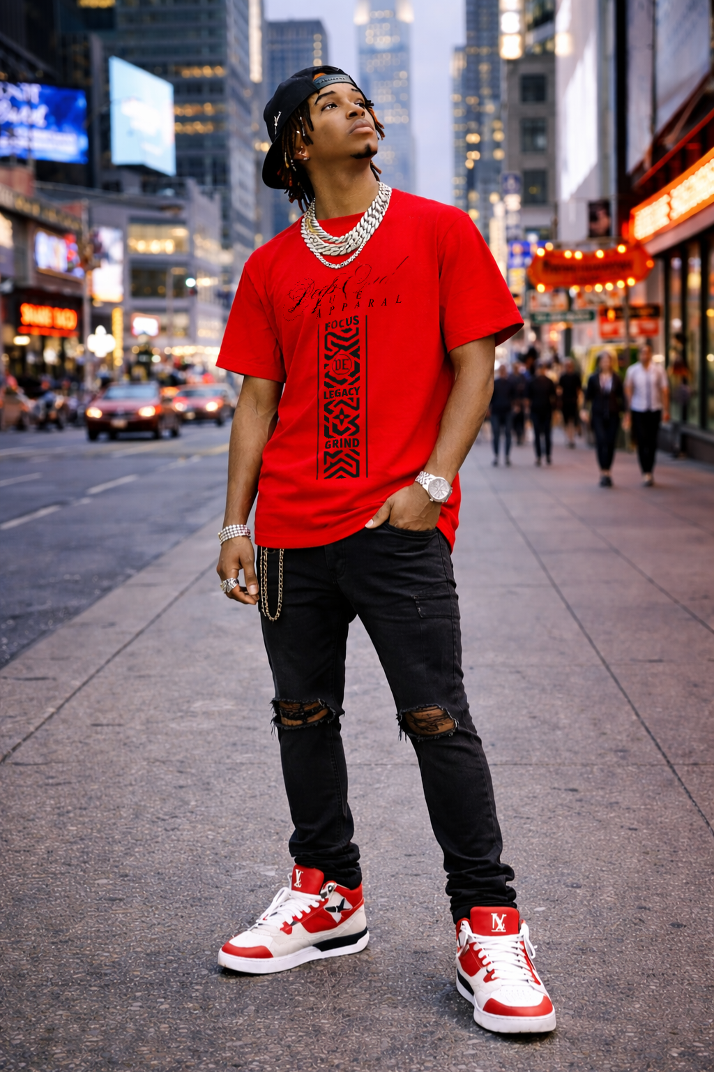 DèɛpEŋD Geoprint Luxe T-Shirt