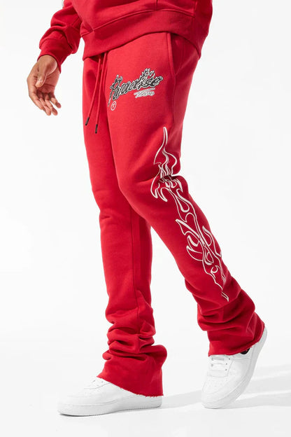 Jordan Craig Paradise Tour Fleece Stacked Joggers - Chicago — lifestyle view