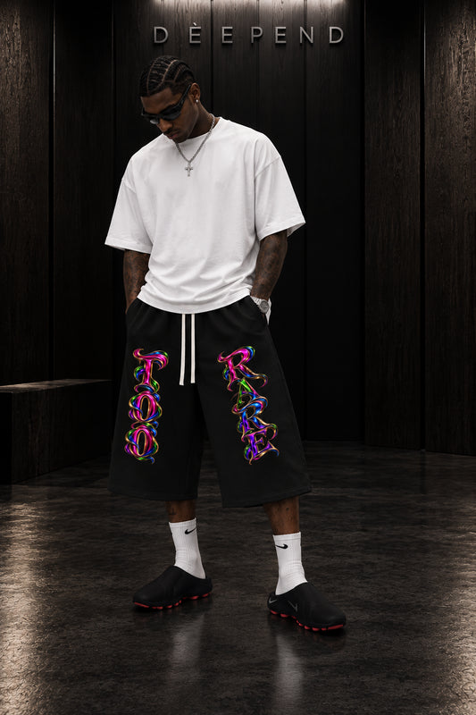 DèɛpEŋD Too Rare Three-quarter Shorts