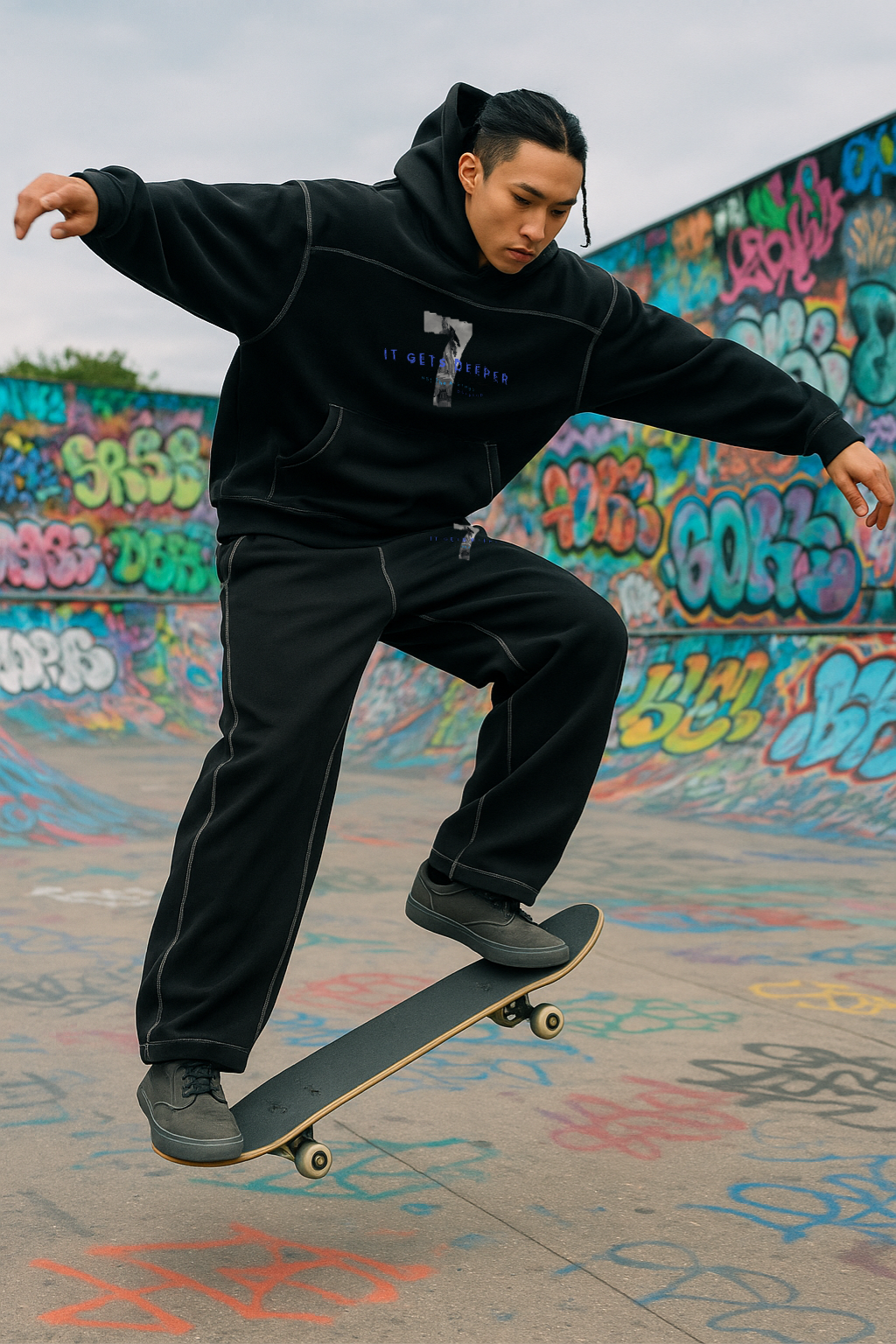 DèɛpEŋD "It Gets Deeper" Athletic Set