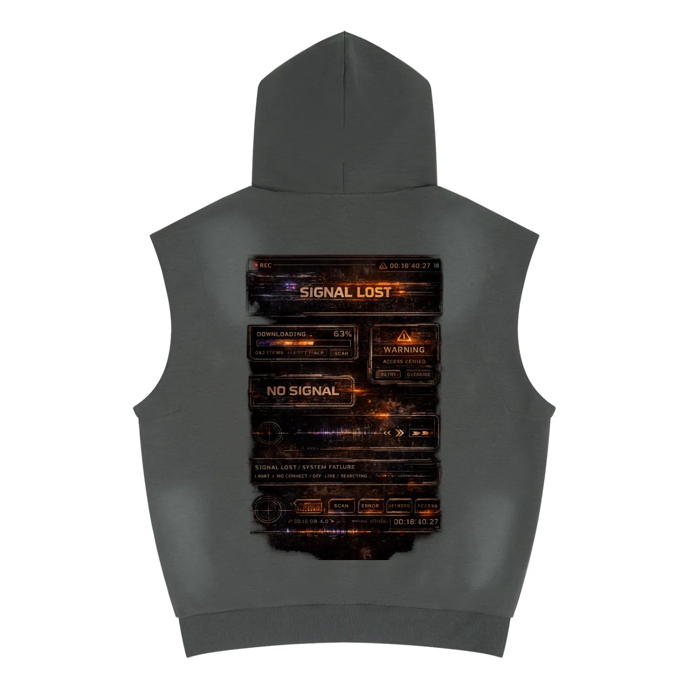 DèɛpEŋD "Blackout" Sleeveless Hoodie