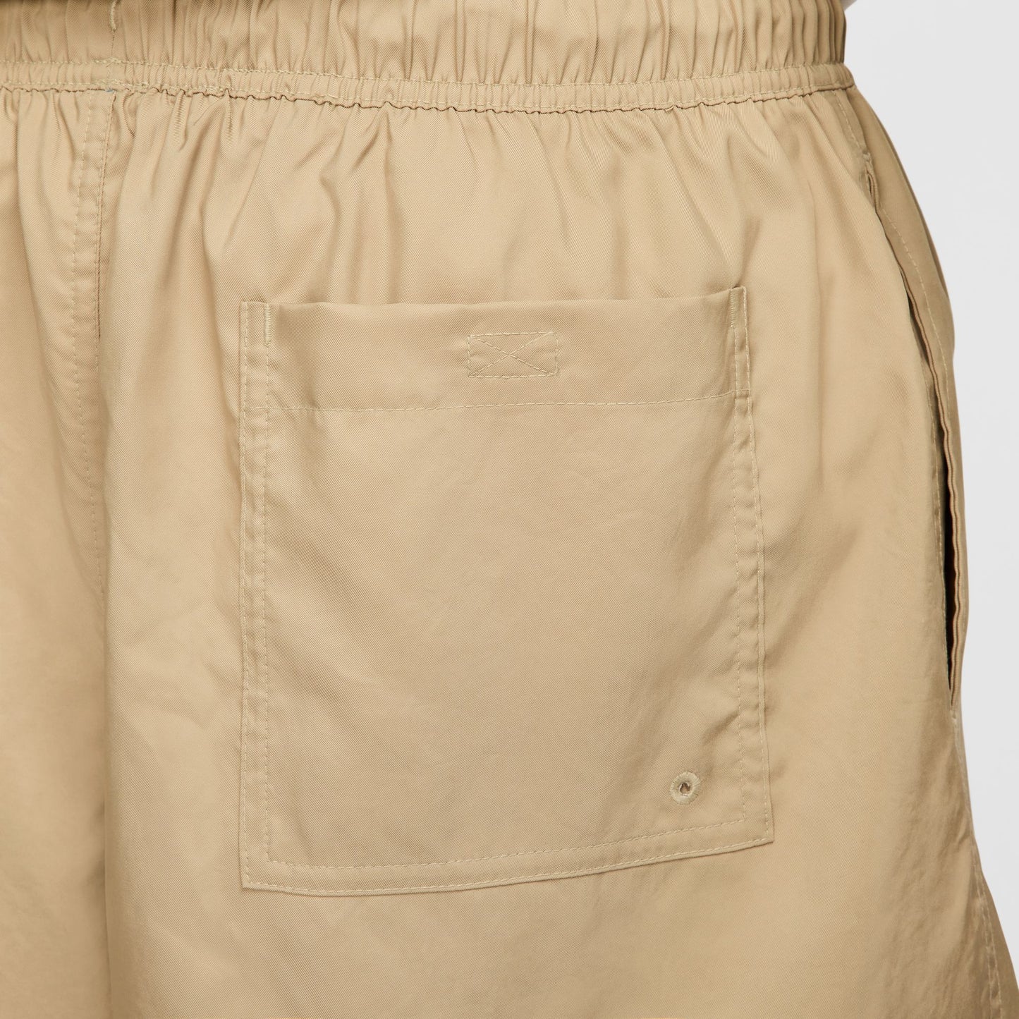 Nike Men's Club Parachute Shorts - Beige/White