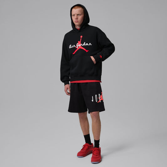 Air Jordan Mens Brooklyn Fleece Pullover Hoodie - Black