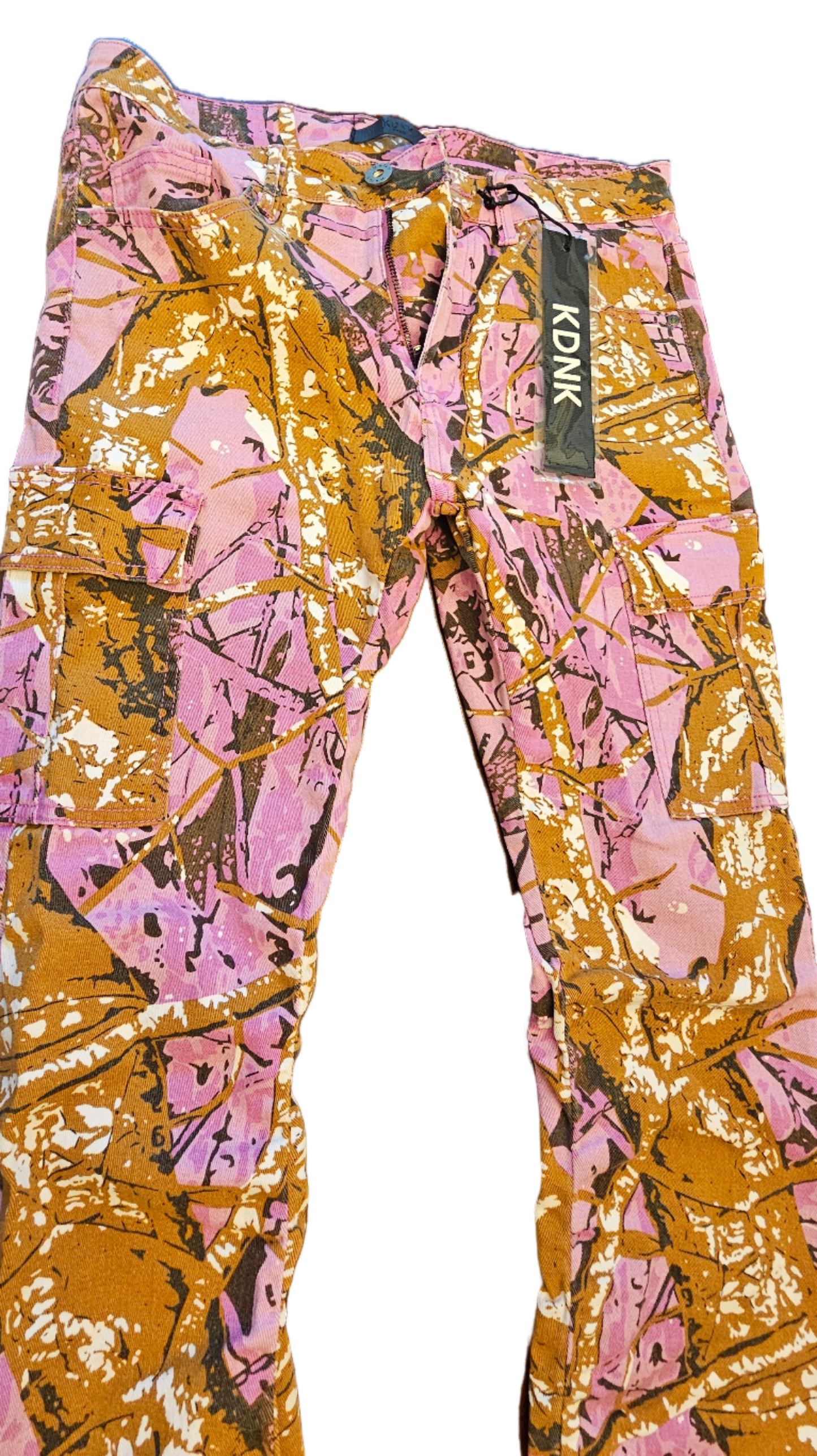 Camo Flare Cargo Jeans