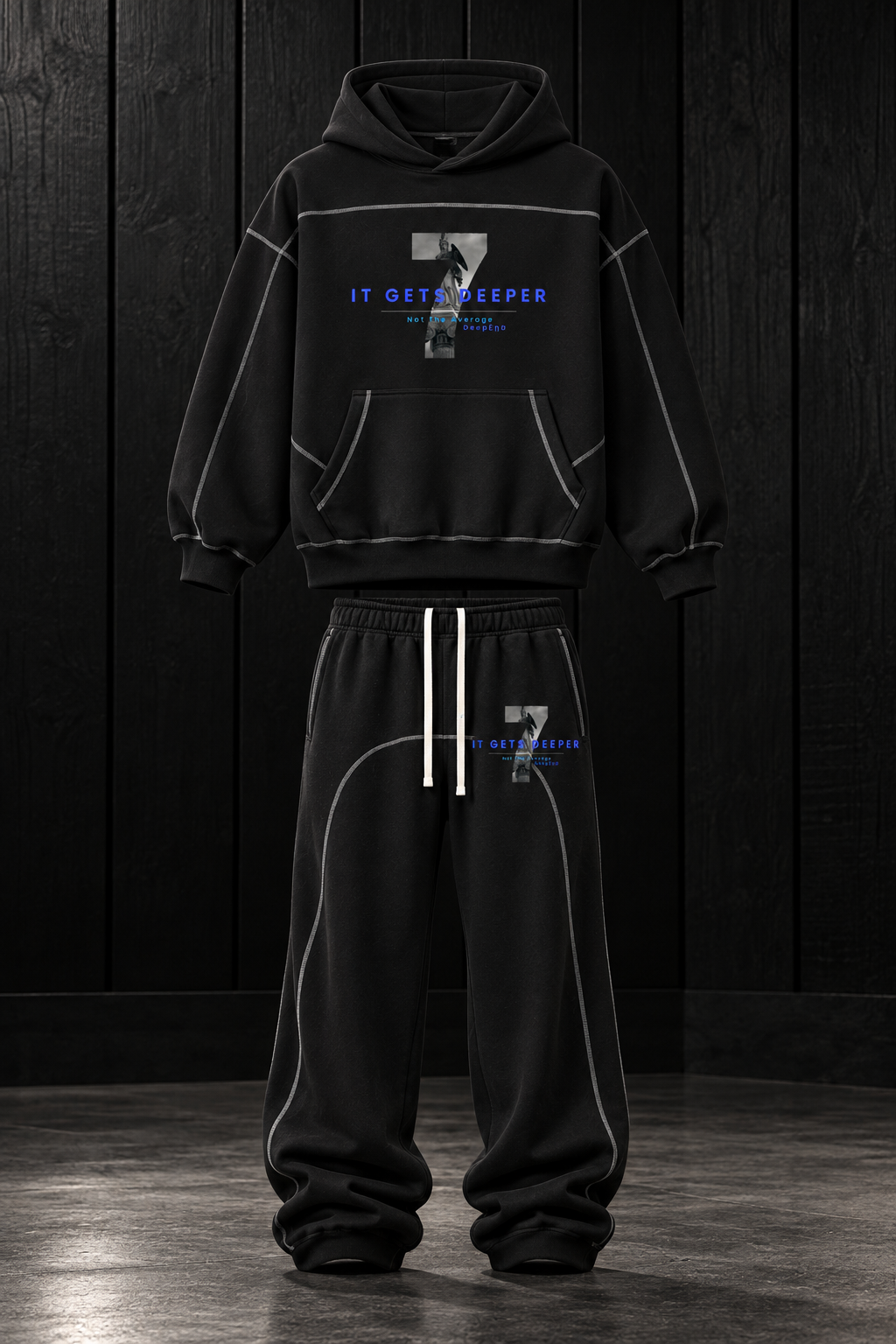 DèɛpEŋD "It Gets Deeper" Athletic Set