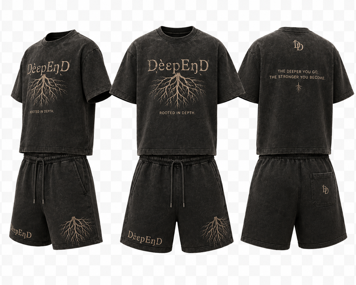 DèɛpEŋD Rooted Short Set