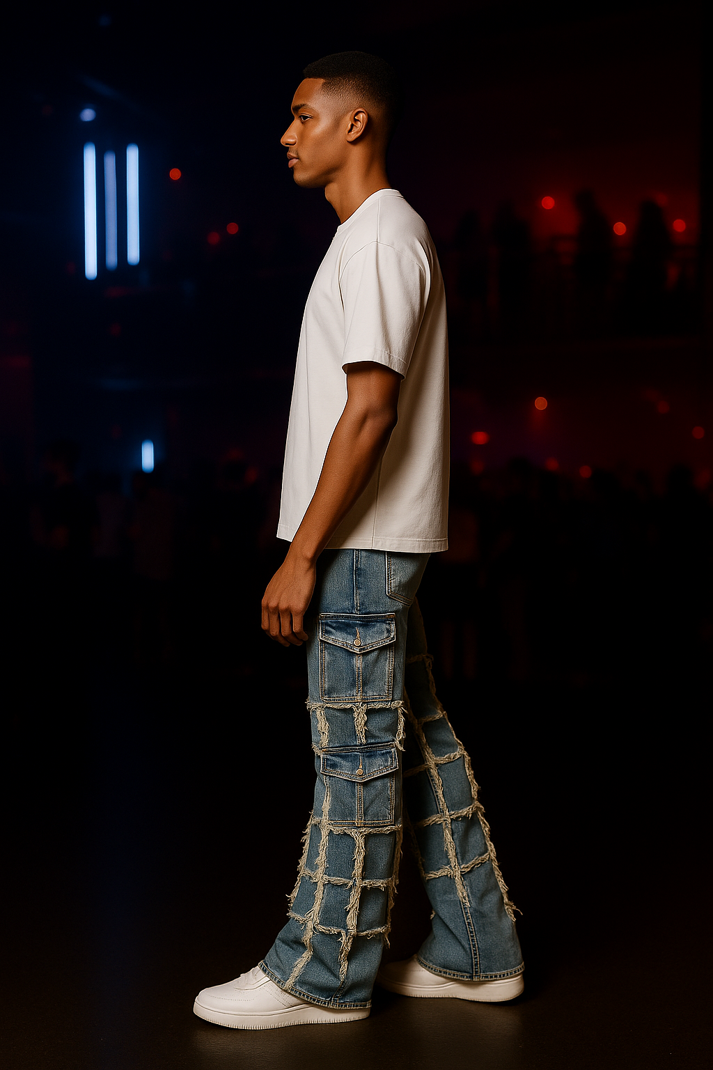 Ripped Flare Styled Jeans