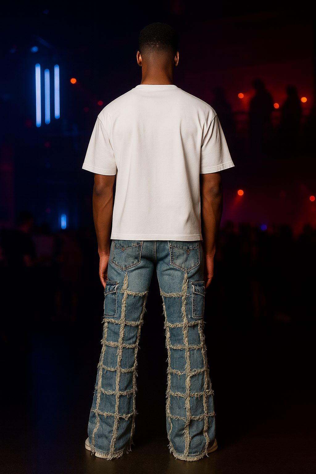 Ripped Flare Styled Jeans