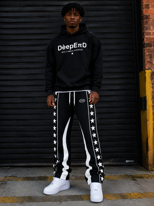 Y2K Flared 3D Print Sweatpants
