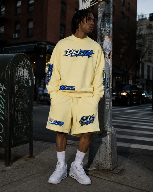 DèɛpEŋD Visionz Fleece-Lined Sweatshirt