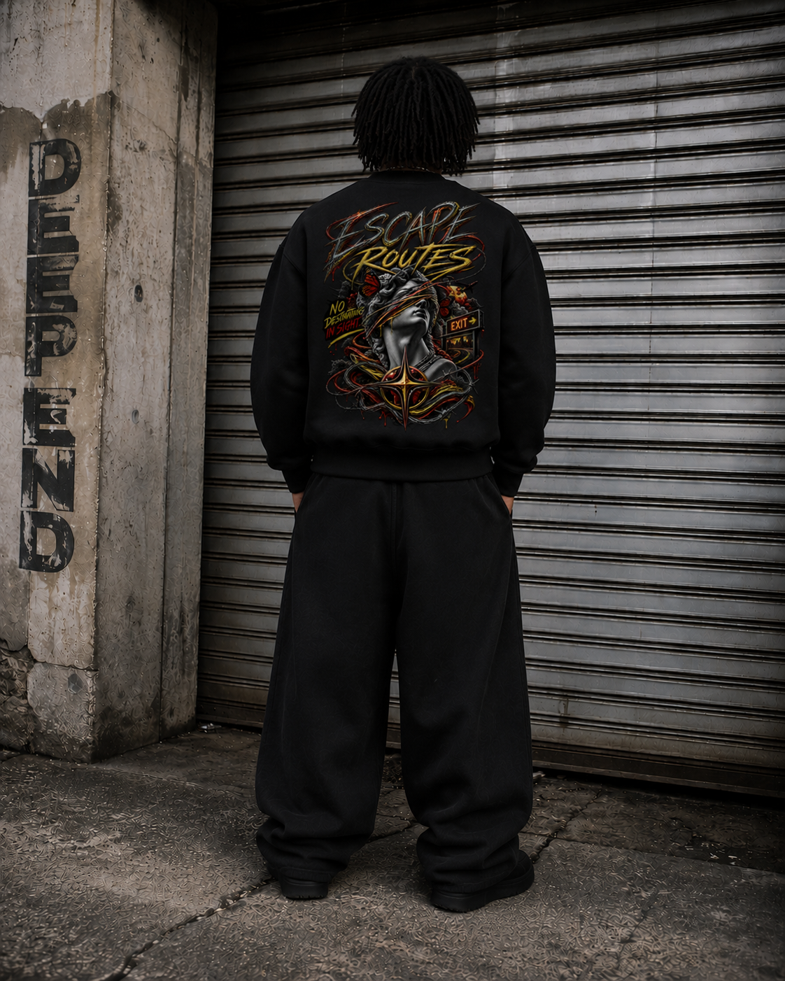 DèɛpEŋD Escape Routes Sweatshirt