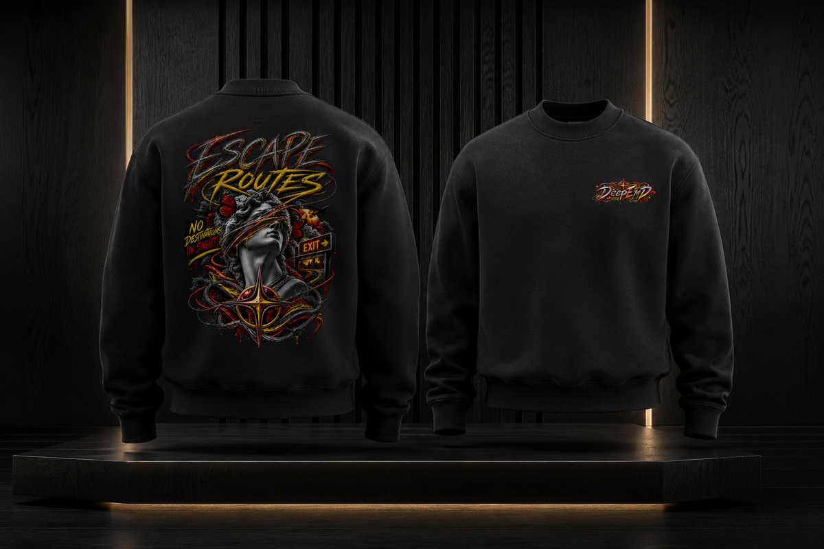 DèɛpEŋD Escape Routes Sweatshirt
