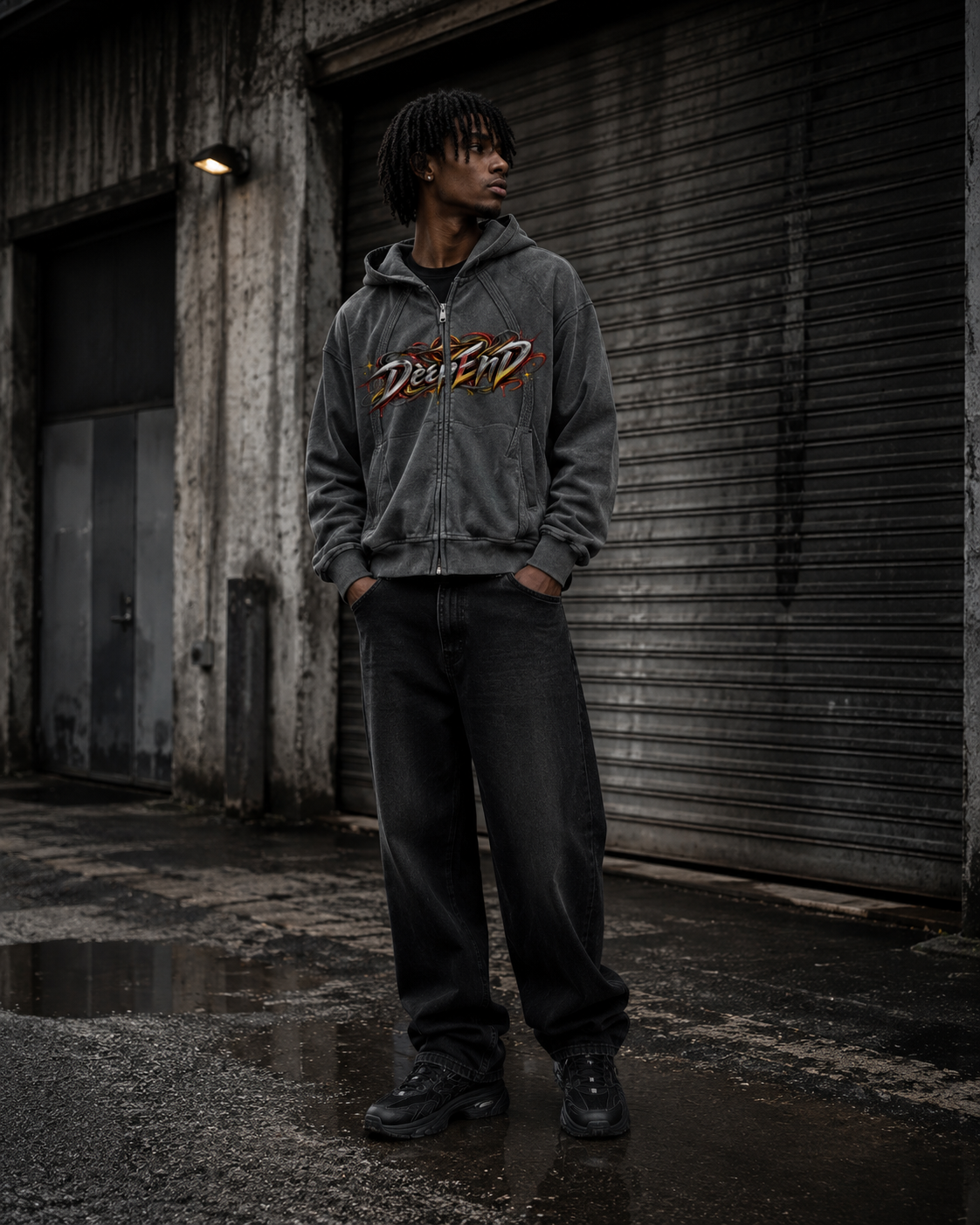 DèɛpEŋD Escape Routes Zip-Up Hoodie
