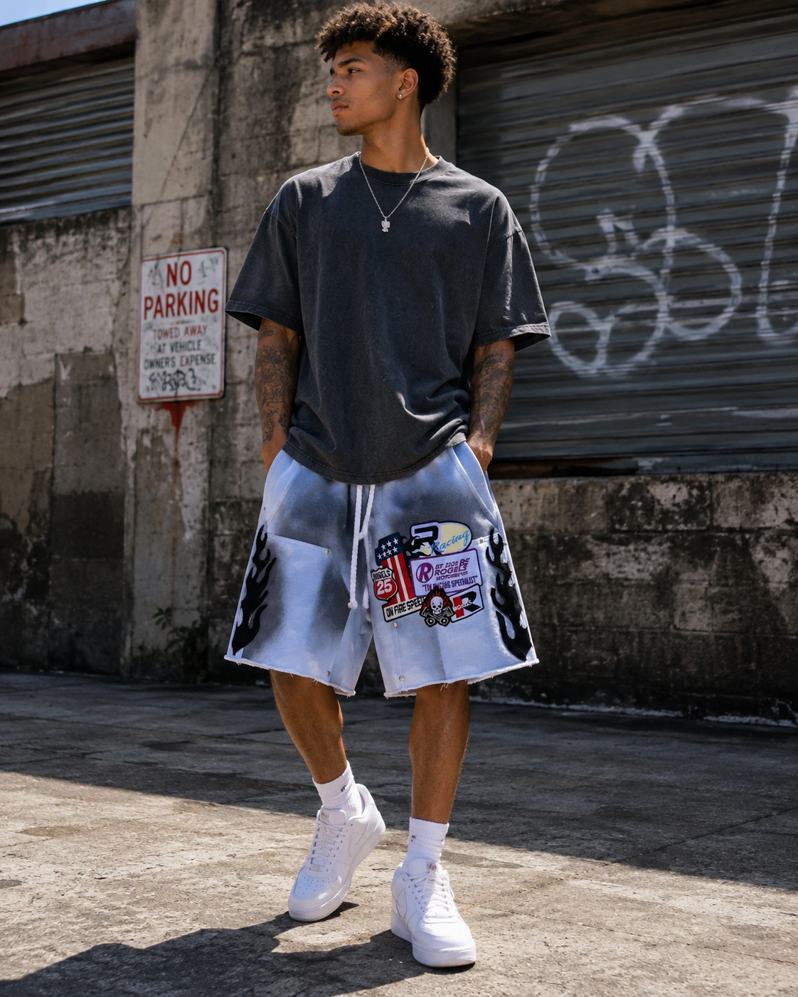 Y2K Harajuku  Hip-hop Shorts