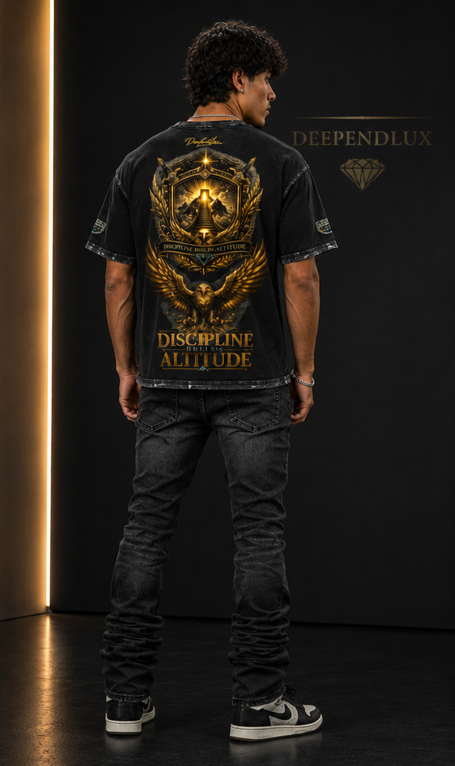 DèɛpEŋD "Ascension" Snow Wash Boxy Fit T-Shirt