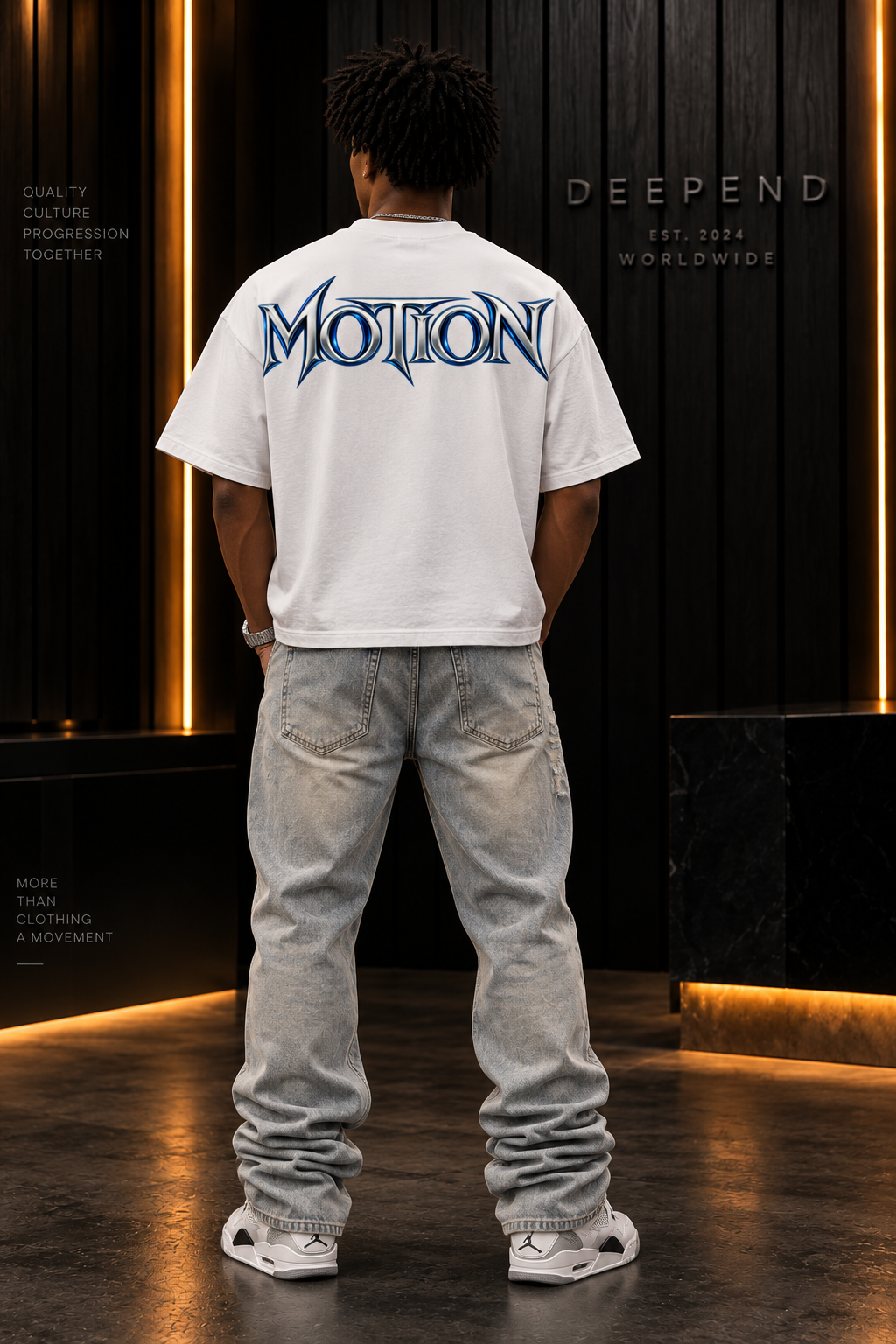 DèɛpEŋD Motion Boxy-Fit  T-shirt