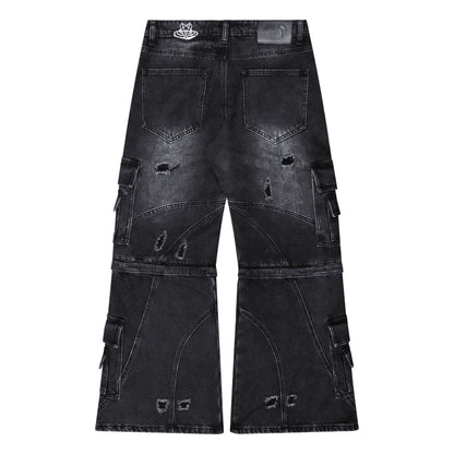 "DRKANGL" TRNSFRMR DENIM — back view