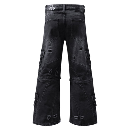 "DRKANGL" TRNSFRMR DENIM — back view