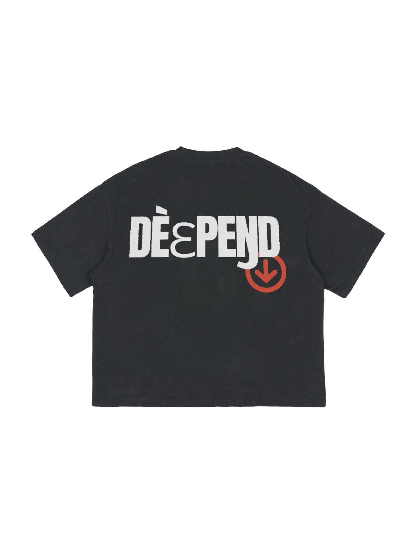 DèɛpEŋD Classic Oversized Cropped Tee