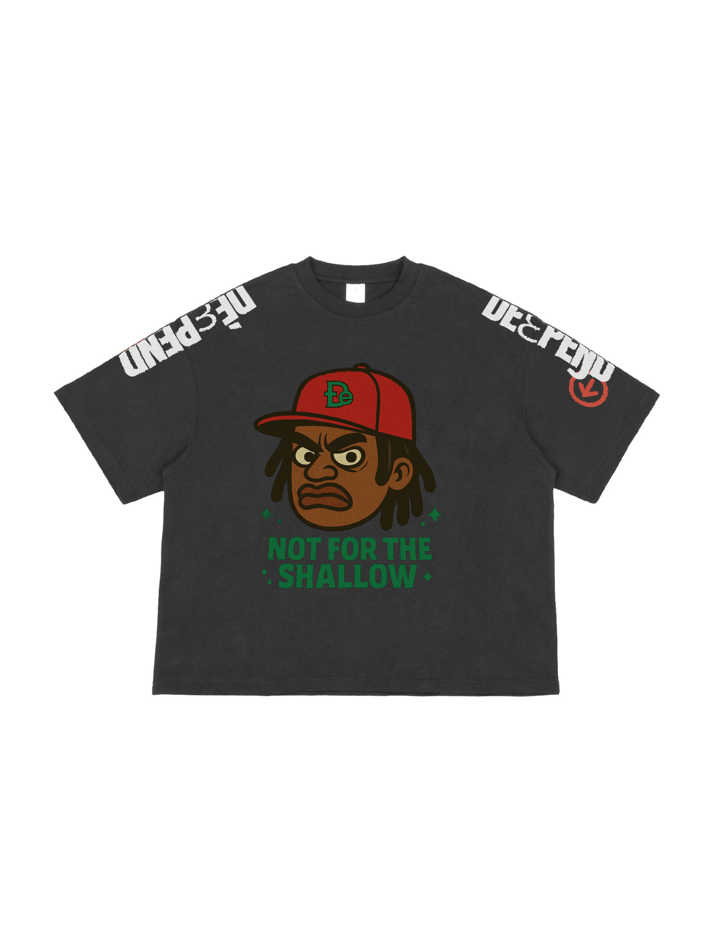 DèɛpEŋD "Not For The Shallow" Oversized Cropped Tee