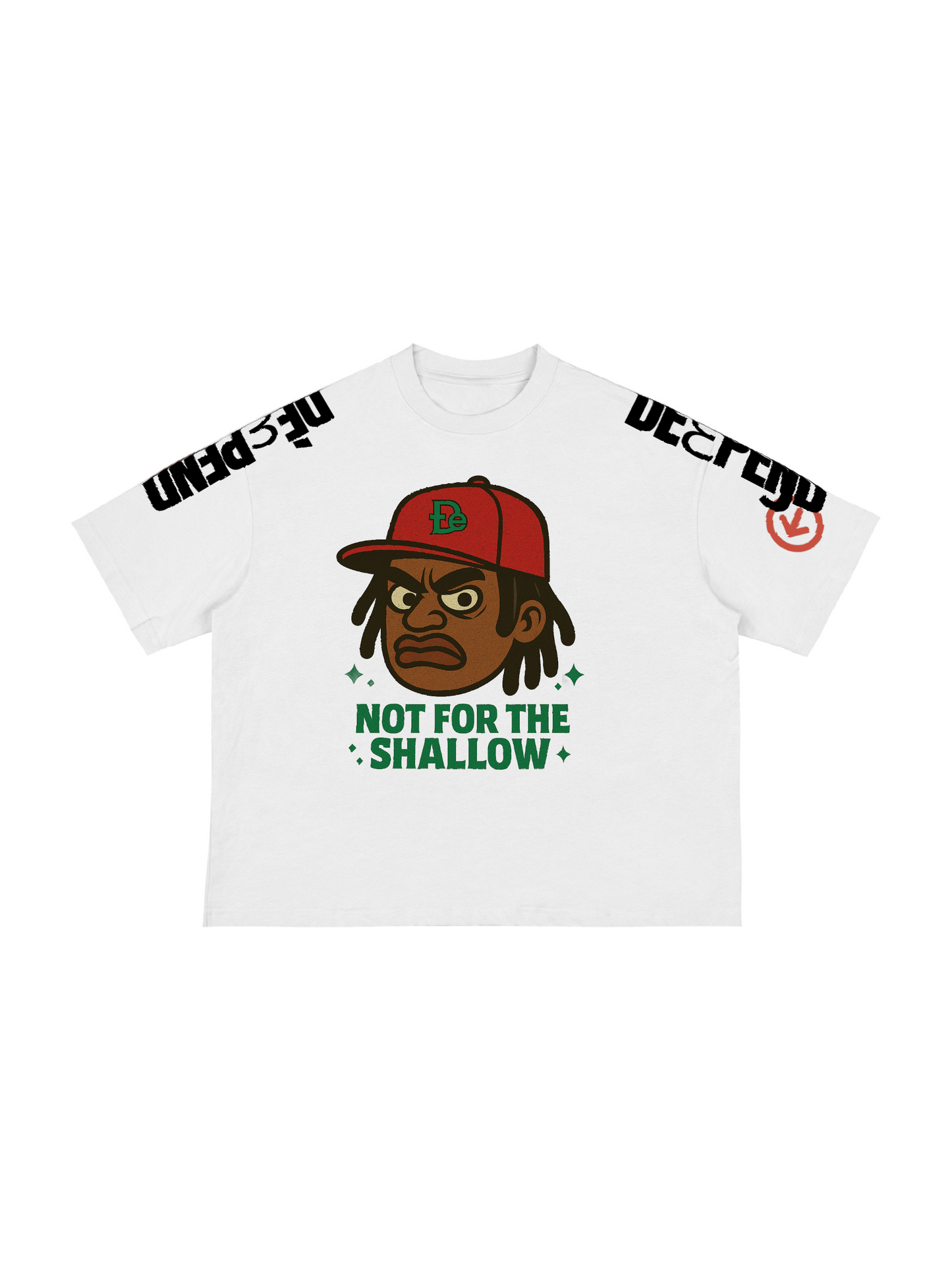 DèɛpEŋD "Not For The Shallow" Oversized Cropped Tee