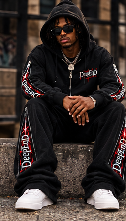 DèɛpEŋD Alter Ego Shadow black seated lifestyle view