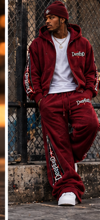 DèɛpEŋD Alter Ego Vice burgundy fence lifestyle view