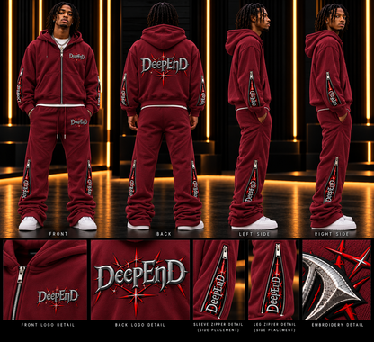 DèɛpEŋD Alter Ego Vice burgundy model views
