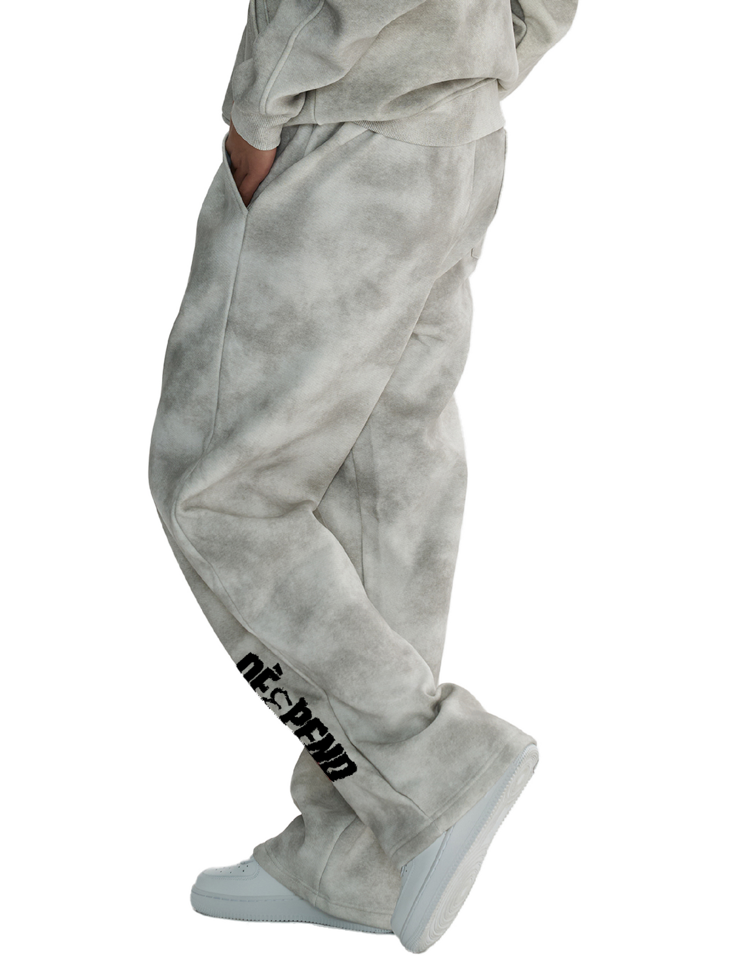 DèɛpEŋD Stacked Jogger & Boxy Zip-Up Fleece Hoodie Set
