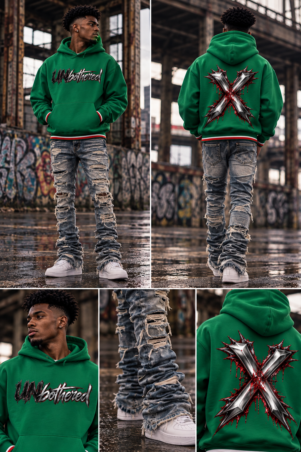 DèɛpEŋD Unbothered Oversized Hoodie