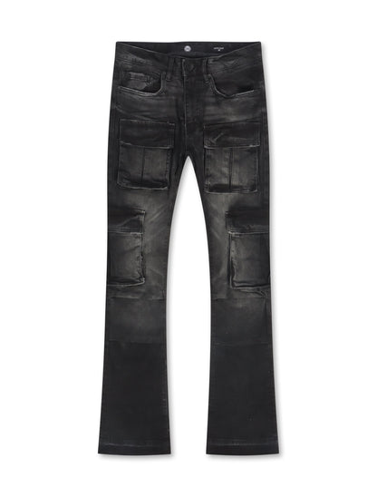 Jordan Craig Cargo Stacked Jean - Black — product image 2