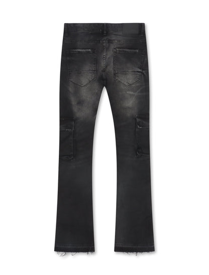 Jordan Craig Cargo Stacked Jean - Black — product image 3