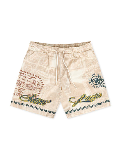 Smoke Rise Fashion Twill Shorts - Papyrus — product image 1