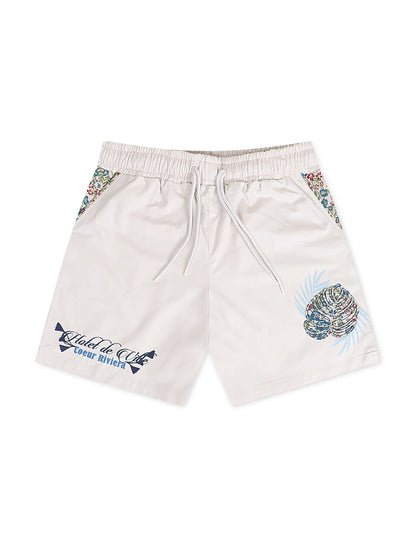 Smoke Rise Fashion Twill Shorts - Chalk — product image 2