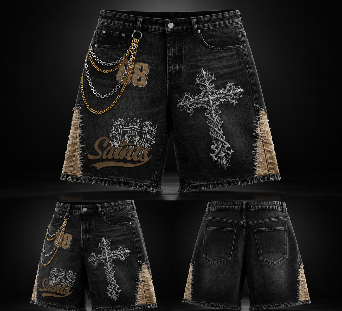 Saint Retro Denim Shorts – Broadcloth