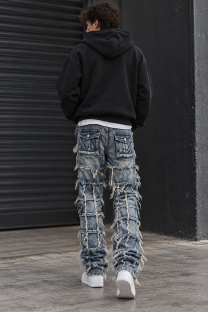 Ripped Flare Styled Jeans